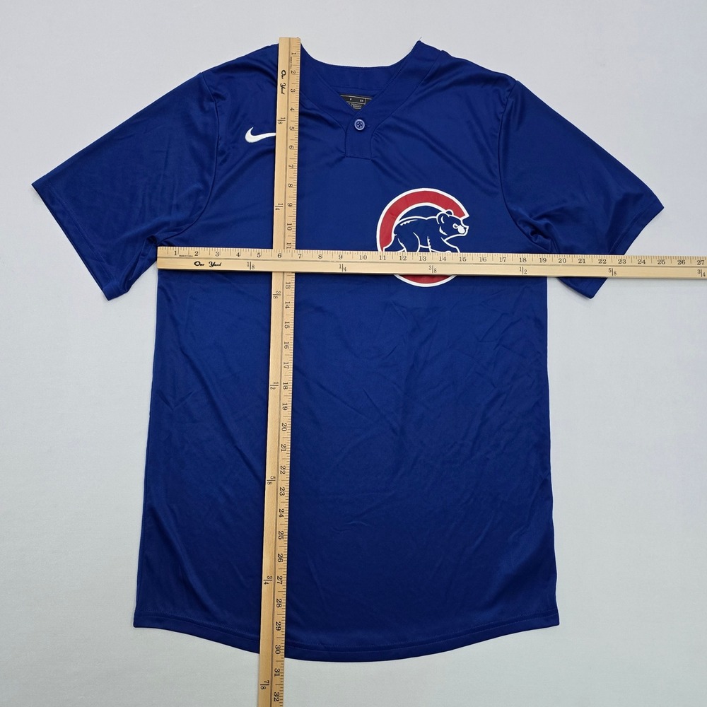 Nike Chicago Cubs MLB Batting Practice Jersey Mens Small Blue Short Sleeve #24 - Picture 6 of 11